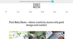 Desktop Screenshot of firstbabyshoes.com